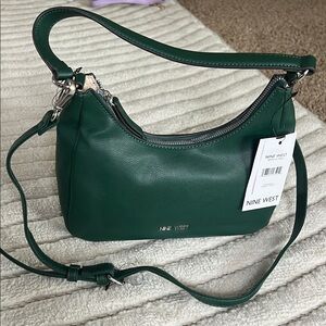 Nine West Forest Green Shoulder Bag